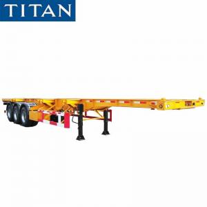 China Tri Axle Chassis 40ft Container Chassis Trailers for Sale in Nigeria on sale