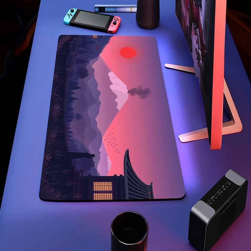 Gaming Style Custom Cartoon Character Keyboard Mouse Pad 900*400mm XL Mousepads with Logo