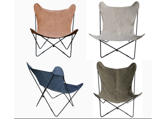 600x300D Oxford Folding Butterfly Chair Cotton Lightweight Indoor