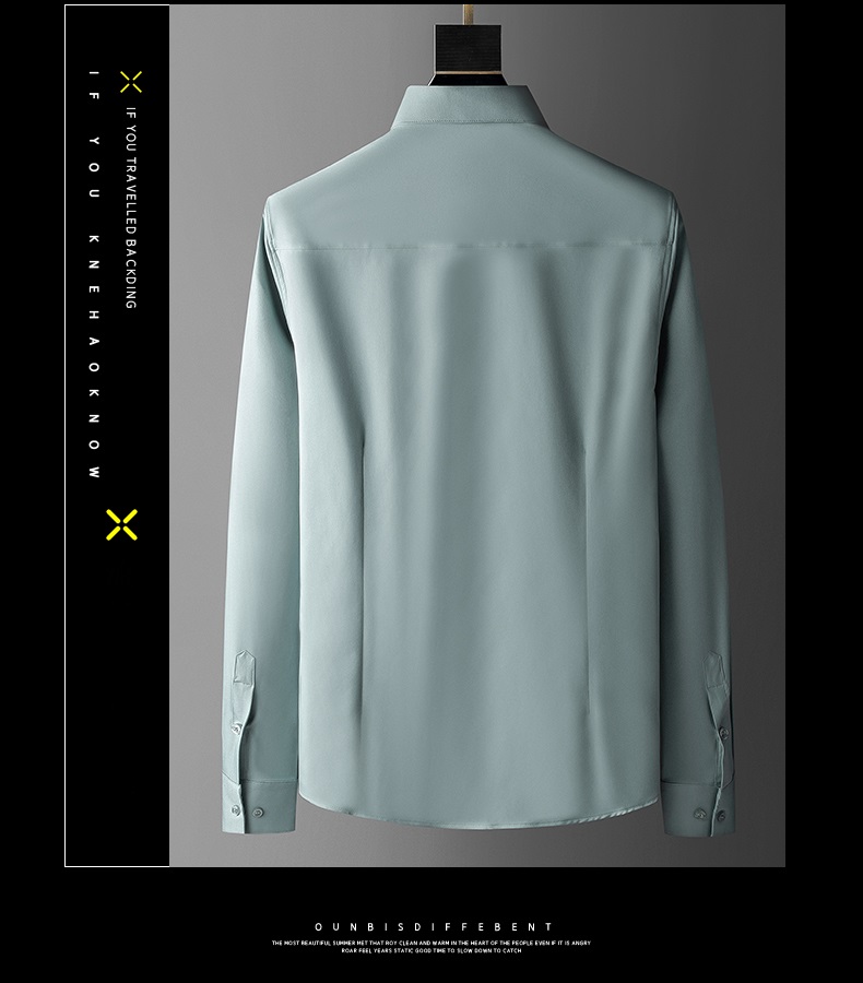 Autumn Custom Tuxedo Men's Shirts 100% Cotton Long Sleeve Formal Shirts for Plus Size