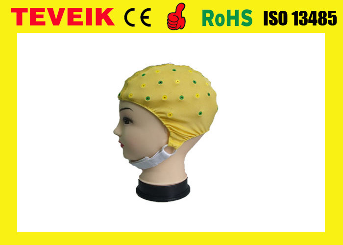 Medical Factory of Integrated Neurofeedback EEG Cap With Tin electrodes with 20, 32, 64 ,128 leads