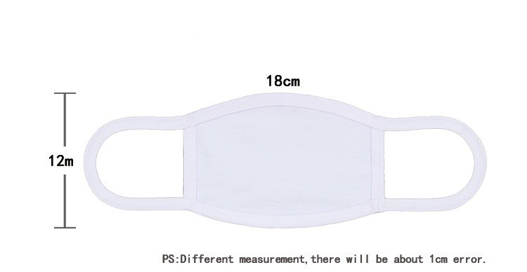 Dustproof Sublimation Mask With Black Edge For Sublimation Heat Transfer Printing