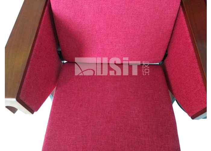 Fire Resistance Church Auditorium Chairs Electrostatic Powder Coat