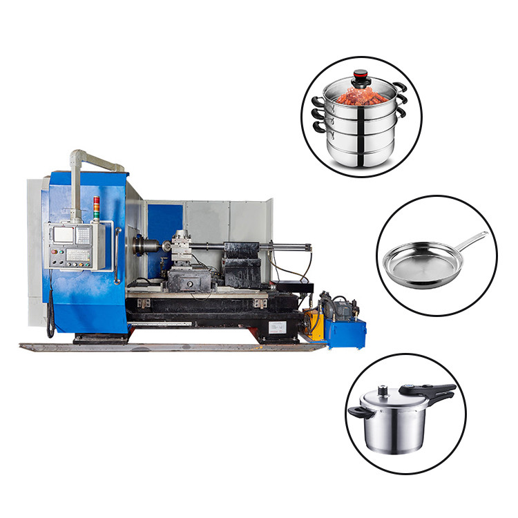 CNC Metal Spinning Machine For Making Cookware Pot Utensils for cookware