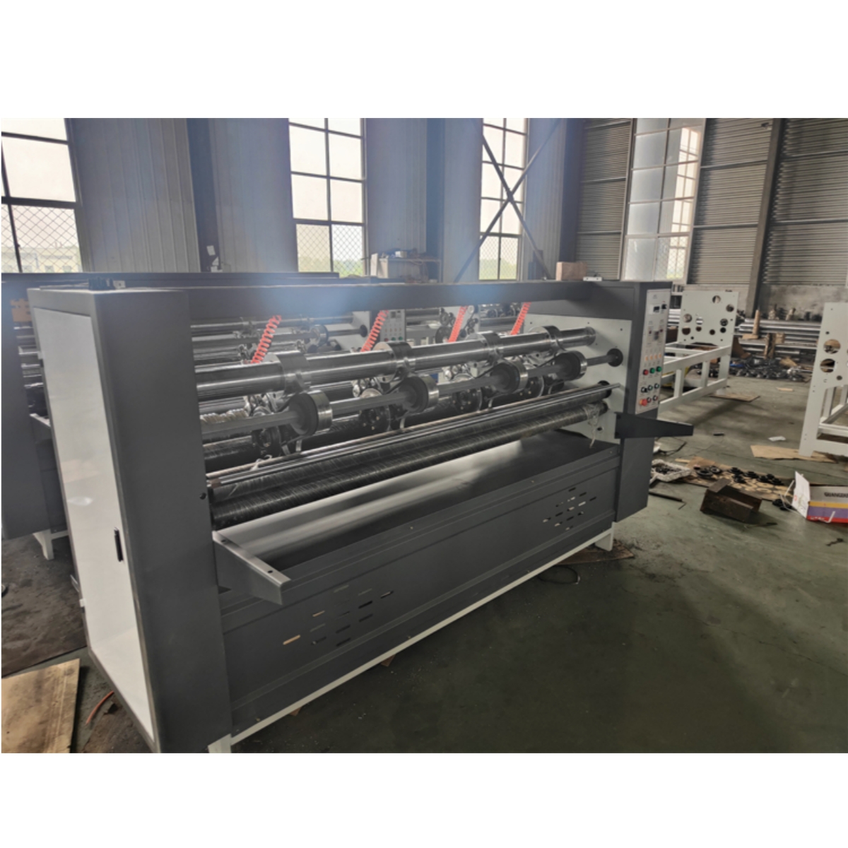Endurable Manual Feeder Thin Blade Slitter Scorer Machine for Corrugated Paper Board