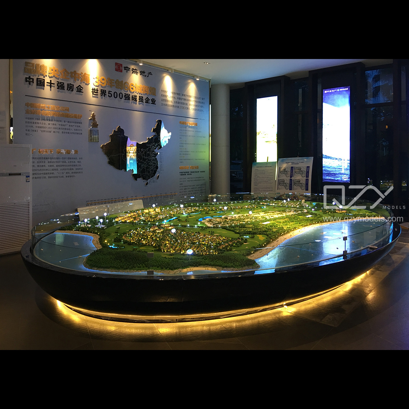 Shenzhou Peninsula Architectural Model Design 3D Scale Model Maker 1/500