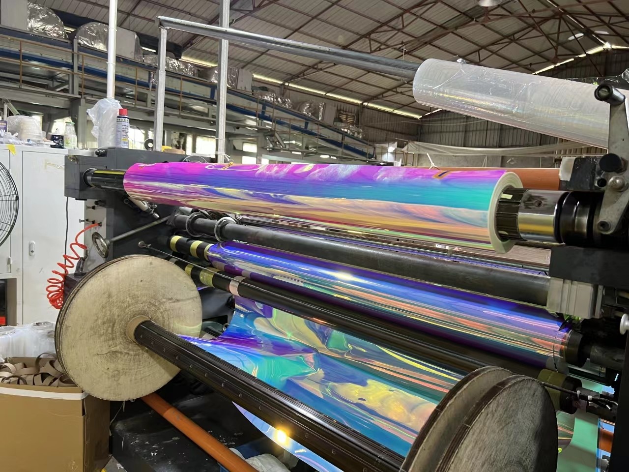 Eco-Solvent / UV Printable Adhesive Holographic Laser Vinyl Sticker With For Digital Printing