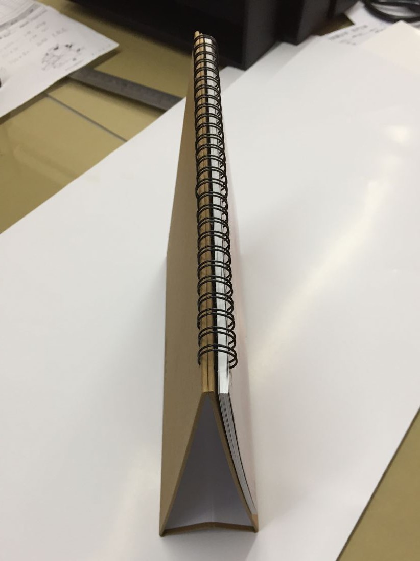 Colorful Yearly Calendar Spiral Bound Book Printing / Wire O Binding Services