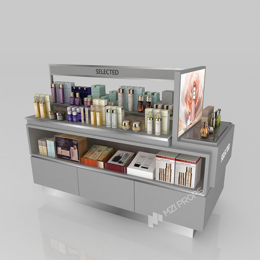 GDR06-CMM02 Beauty Display Stand with Optimized Display Space and Luxurious Style for Fashion Boutique