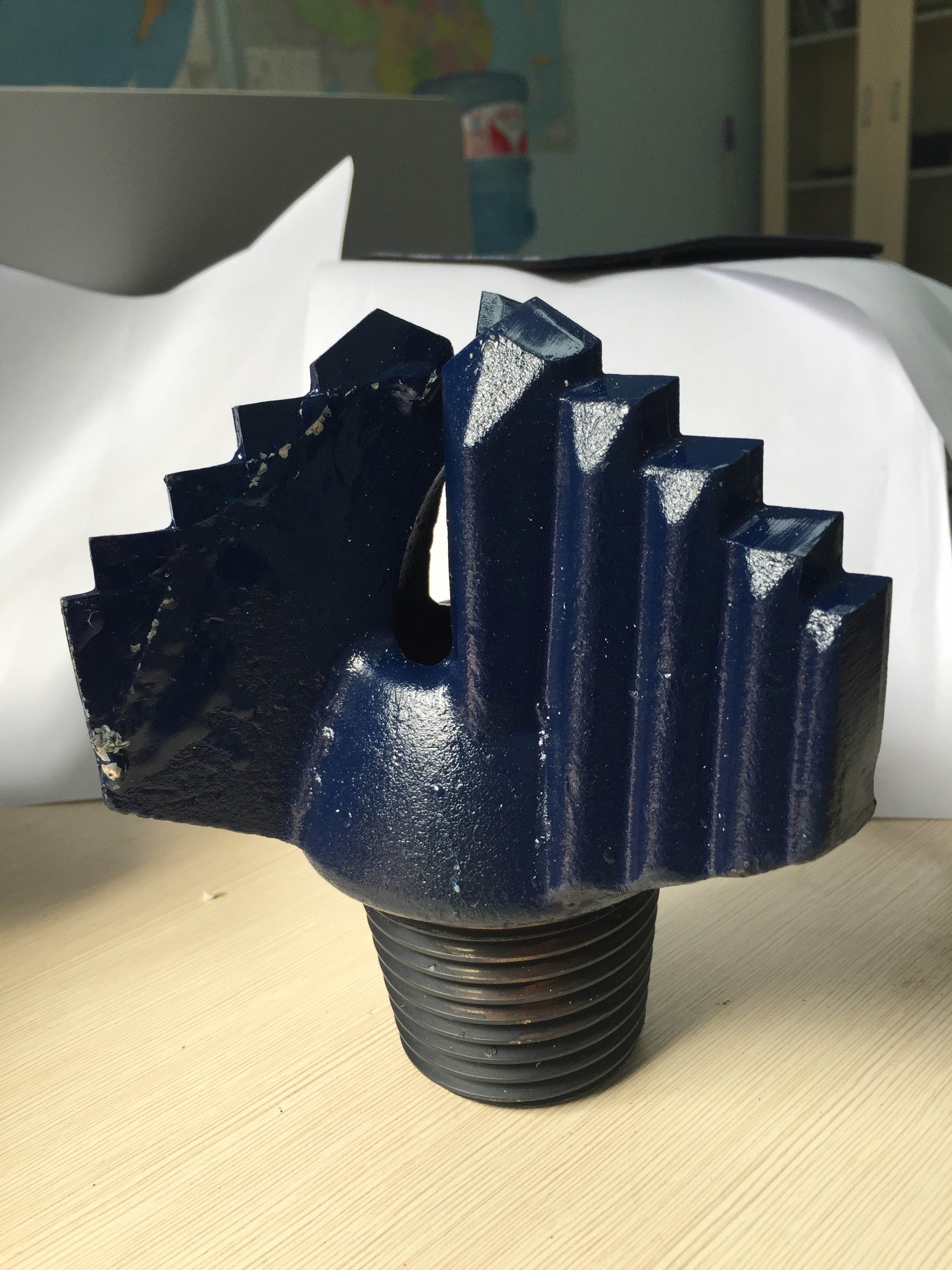 3 1/2 Inch 90mm Stepped Blade Drag Bits For Water Well Drilling / Exploration Drilling