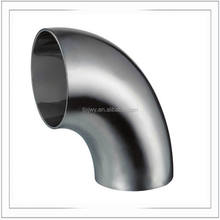 Stainless steel pipe fittings  SS304 SS316  SS201  202 304L   Sanitary stainless steel 90D welded elbow price