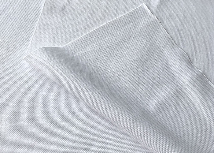 220gsm Polyester Tricot Knit Fabric For Precision Instrument Worker Uniform