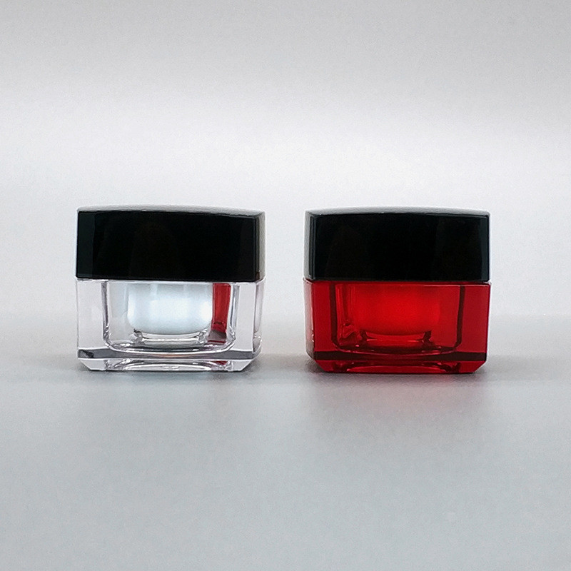 5g 5ml Acrylic Face Cream Jar With Lid Bpa Free Cosmetic Containers Plastic