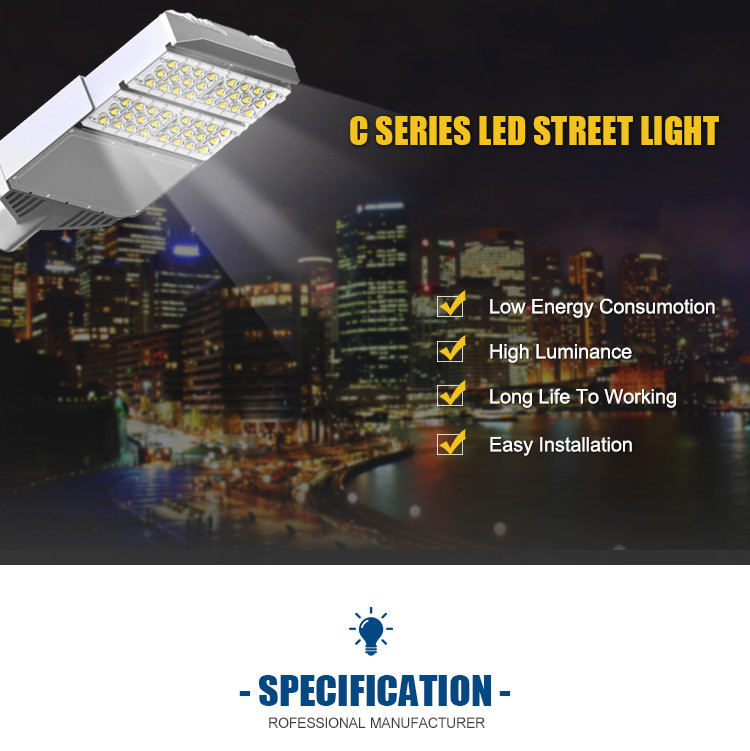 High Luminance IP67 180w LED Street Light For Outdoor Newest Design Aluminum Shell