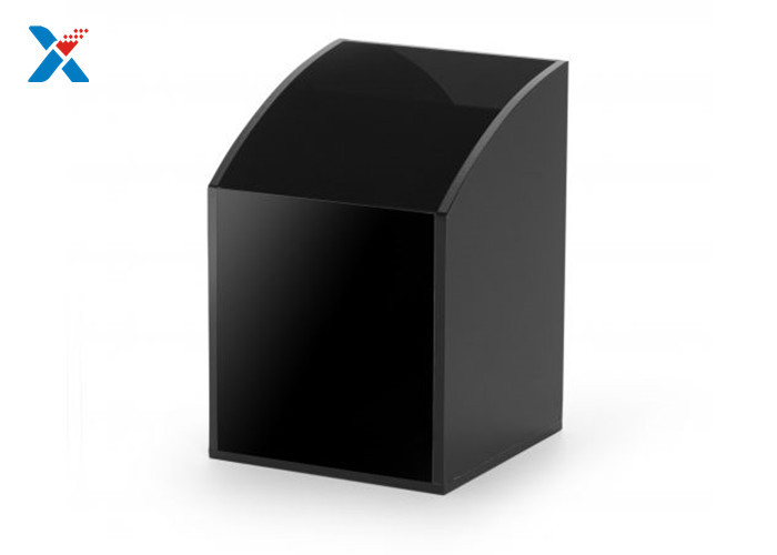 Classic Acrylic Desk Organizer , Acrylic Box Organizer For Pen / Pencil Holder