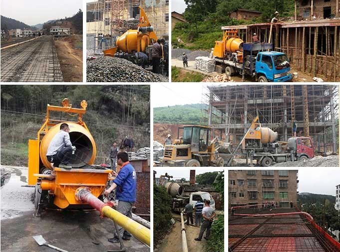 Concrete Mixer With Pump