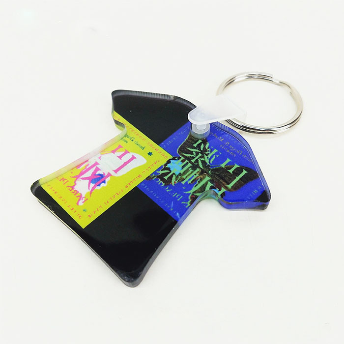 Custom Blank Sublimation Acrylic Keychain For Sublimation Printing