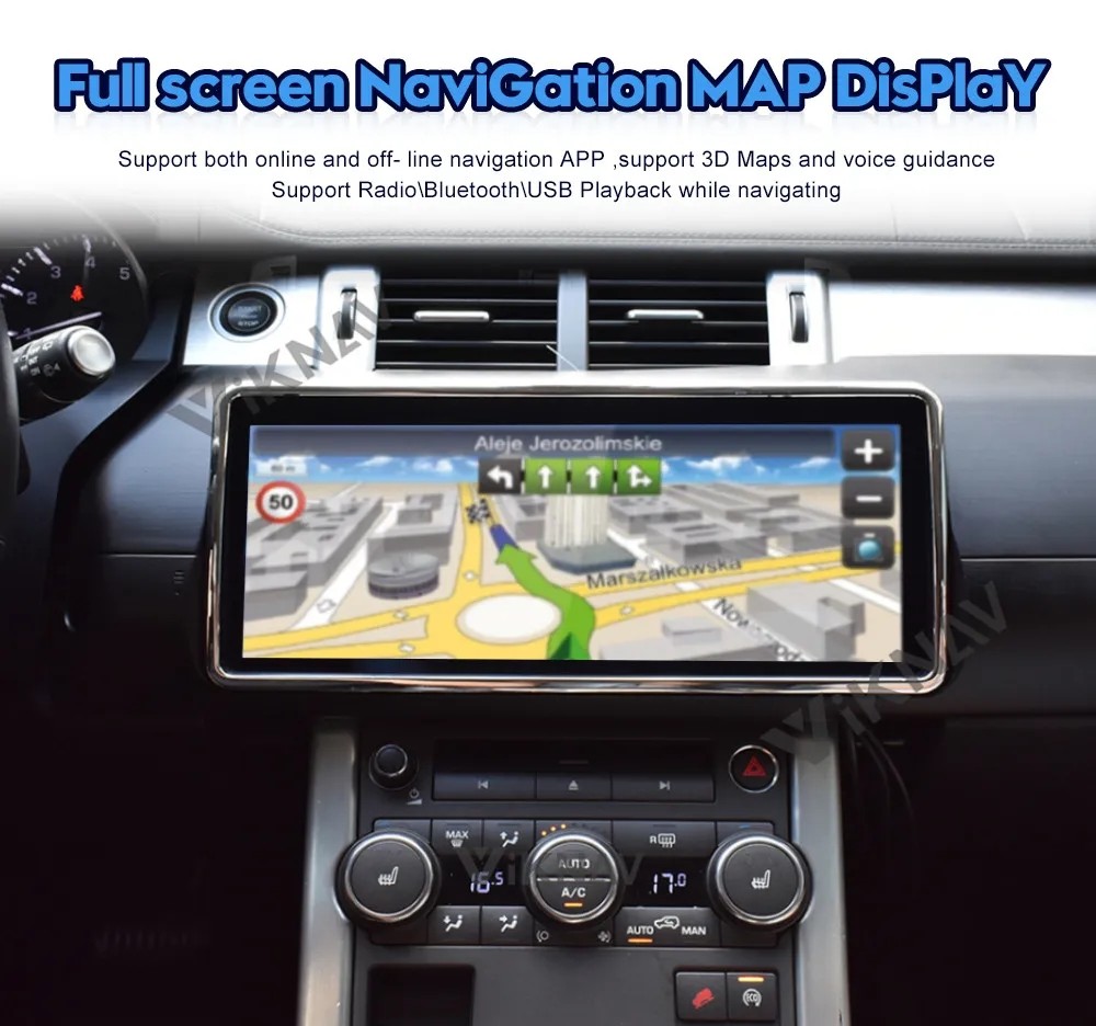 For 2012-2018 Range Rover Evoque touch screen Car radio 12.3 Inch 8 Core Navigation Multimedia Player Wireless Carplay