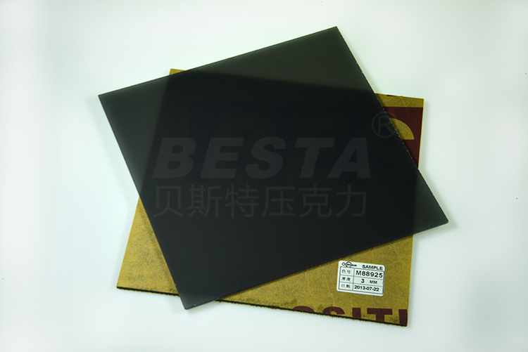Black To White Color Changing Acrylic Sheet Acrylic Backlit Sign Board 2mm-15mm