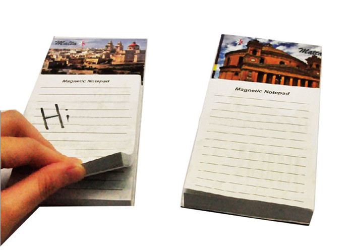 Colorful Personalized Memo Pads , Loose Leaf Personalized Magnetic Notepad