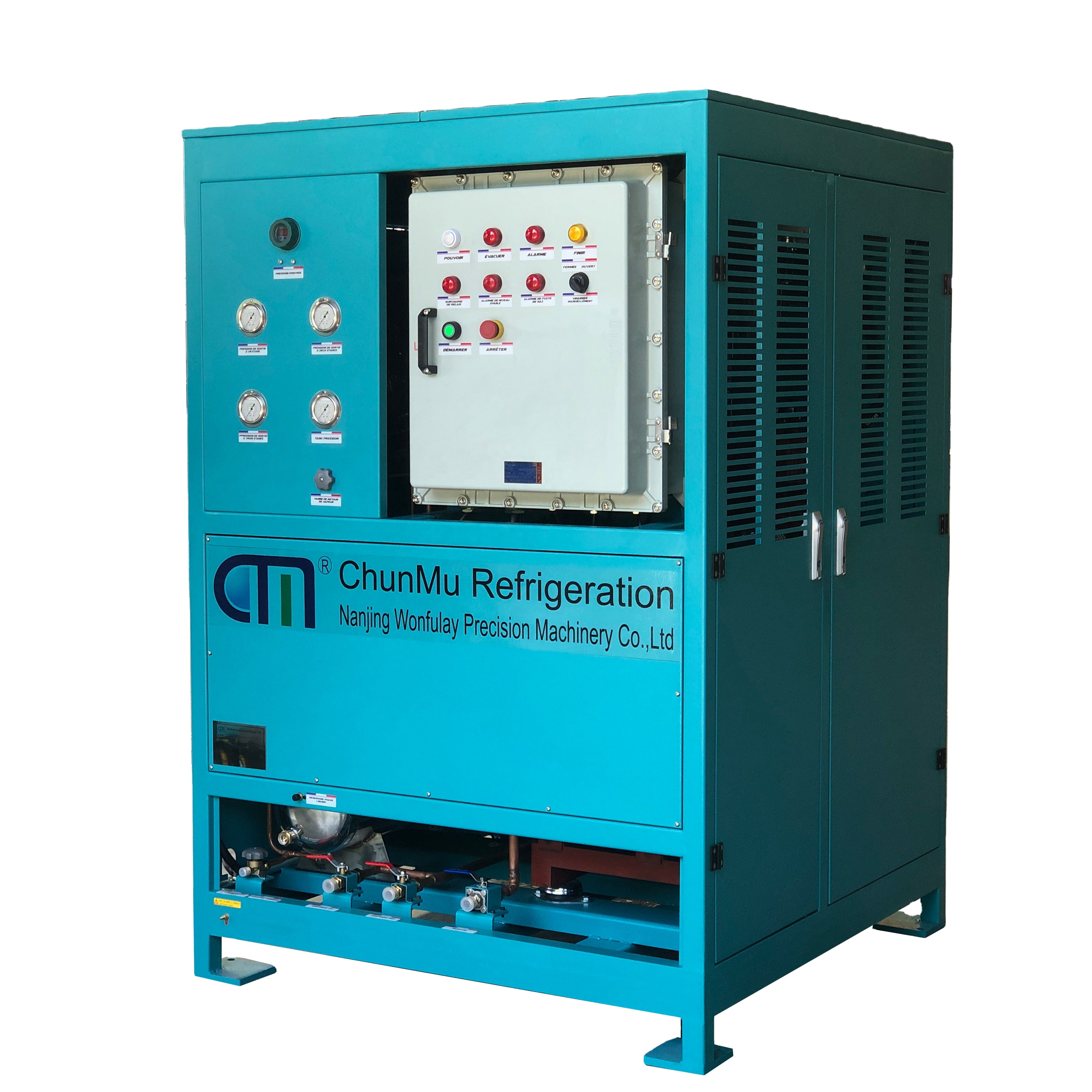 R22 R134a Air Conditioning Refrigerant Recovery Machine 25HP Recovery Machine For A/C Disassembly Line