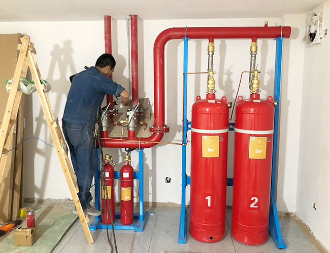 Ig 100 Inert Gas Fire Suppression System Extinguishing 70L / 20MPa For Computer Room