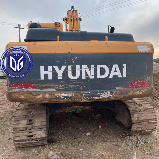 Hyundai 225 excavator with excellent power durability and high efficiency Korean Hyundai 225 22.5ton medium excavator
