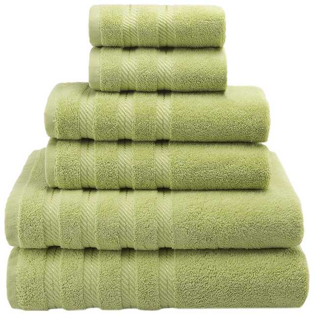 Highly Absorbent 160g Towel Set with Thick and Super Soft Long-staple Cotton Material