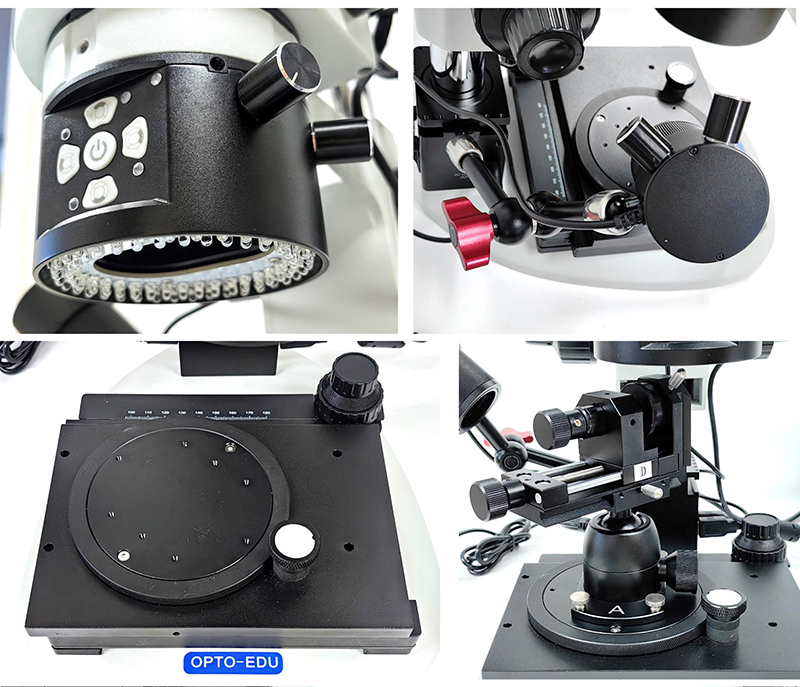 OPTO-EDU A18.4903 Digital Camera Stereo Comparison Microscope