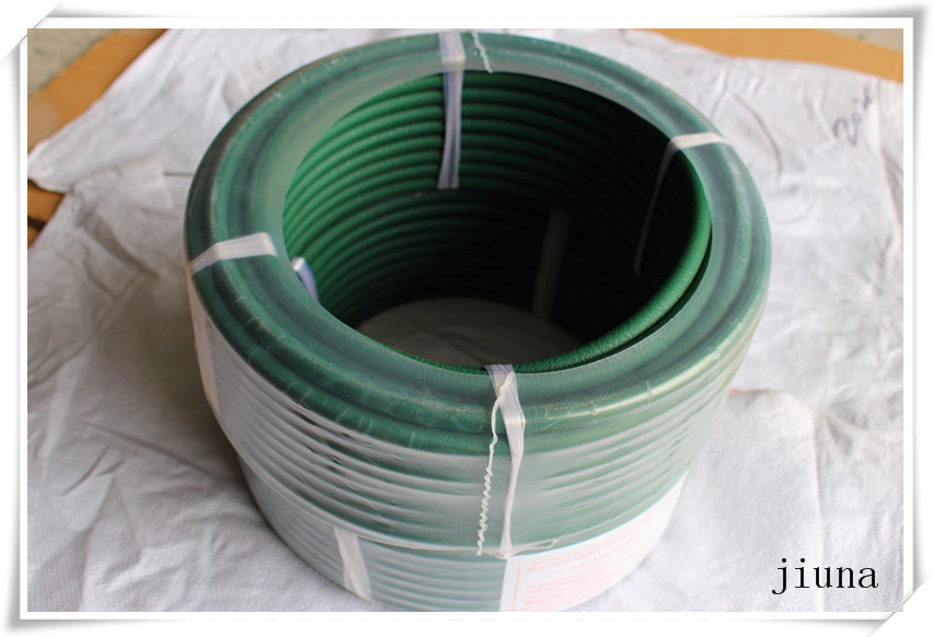 Industrial Transmission Conveyor green rough PU Cord polyurethane round belt