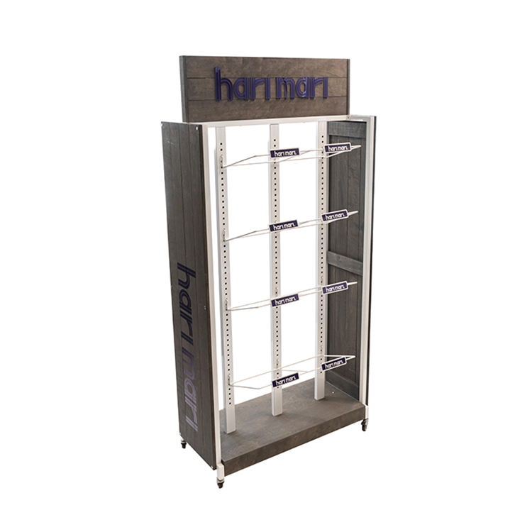 Custom Clothing Display Racks Gondola Retail Clothing Display Stand For Shops