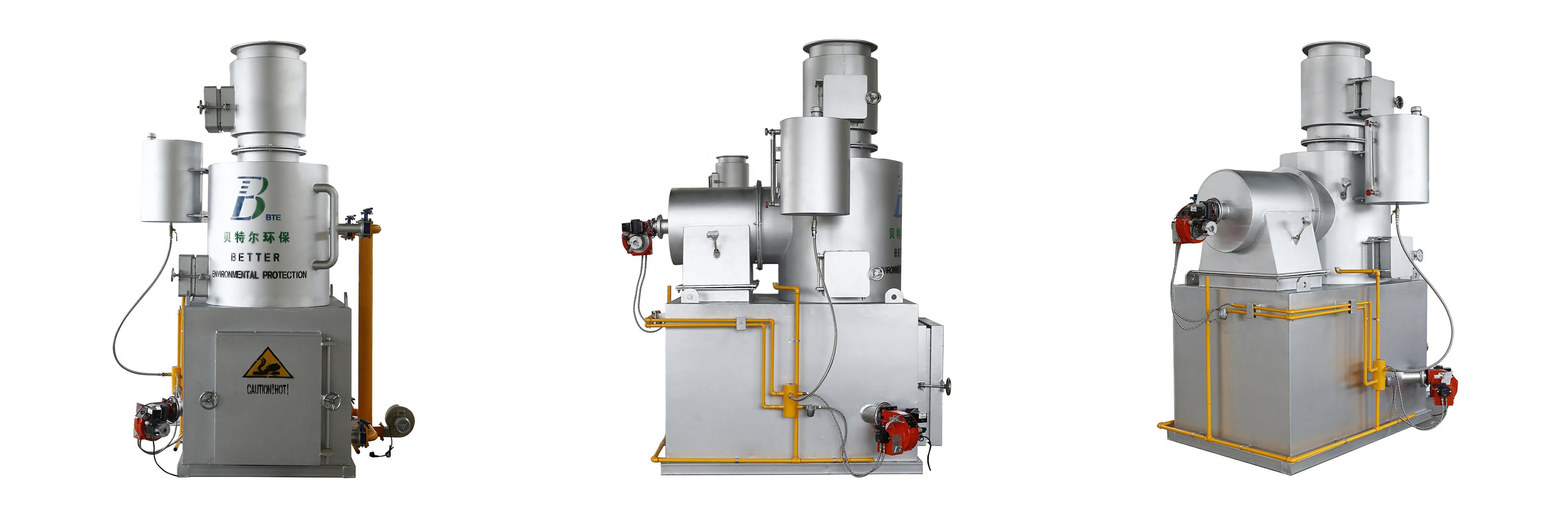 Fuel Gas or Oil Incinerator for Industry and Domestic Solid Waste Processing Machine