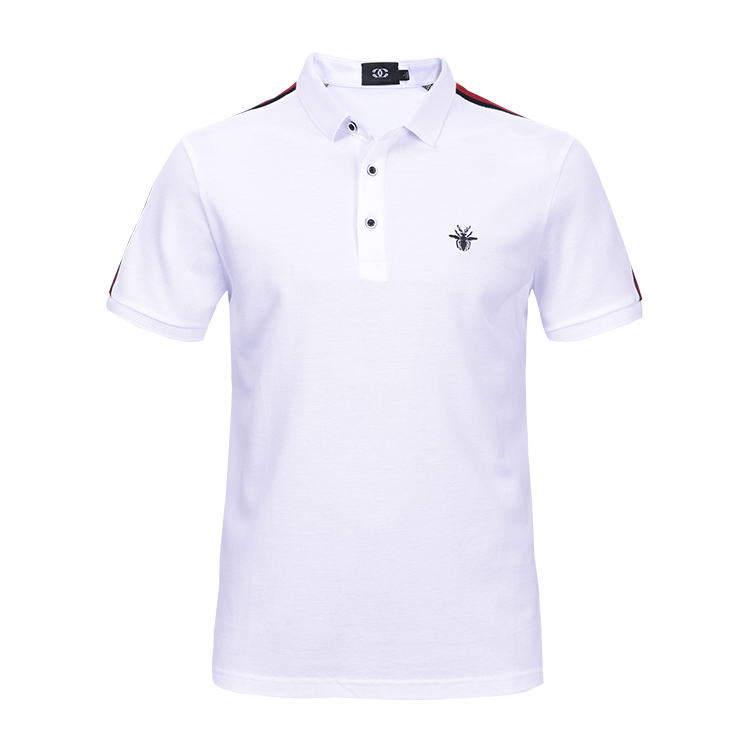 Short Sleeve Men Polo Collar T Shirt