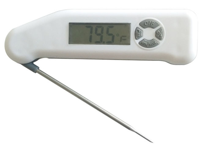 C / F Switchable Digital Food Thermometer , Electronic Meat Thermometer