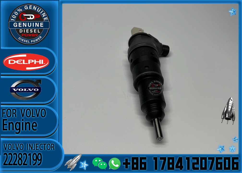 Common Rail Diesel Fuel Injector BEBJ1F06001 22282199 For FM/FMX D11K Engine