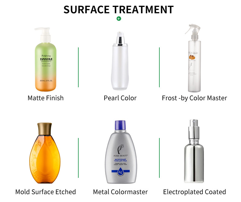 Plastic 4 OZ Matte Cosmetic PET Bottles Custom Color With Silver Pump