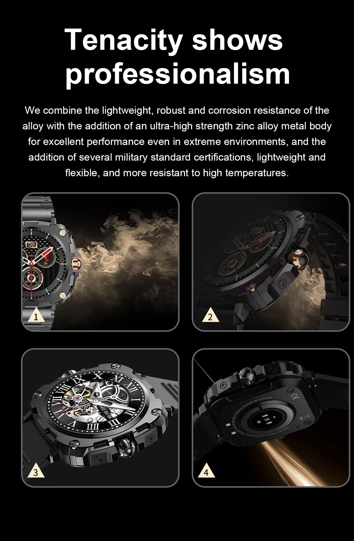 AK71 Men Smart Watch Amoled Screen Rotary Button BT Call Health Monitoring Smartwatch