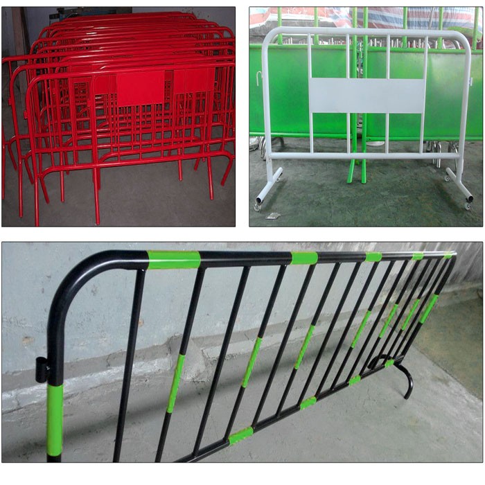 Galvanized Crowd Control Fence