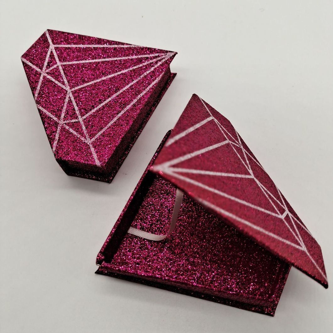 China Supplies OEM Wholesale High Quality Luxury Pink Paper Custom False Eyelashes Eyelash Lash False Nail Cardboard Magnet Packaging Packing Gift Cosmetic Box
