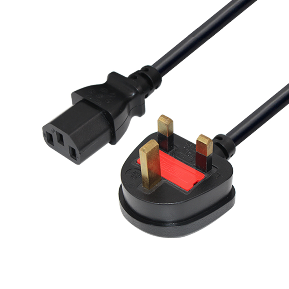 IP11 Home Appliance Power Cord 0.5m With 3 Core H05VV-F Cable 3*0.75/1.0/1.5mm2