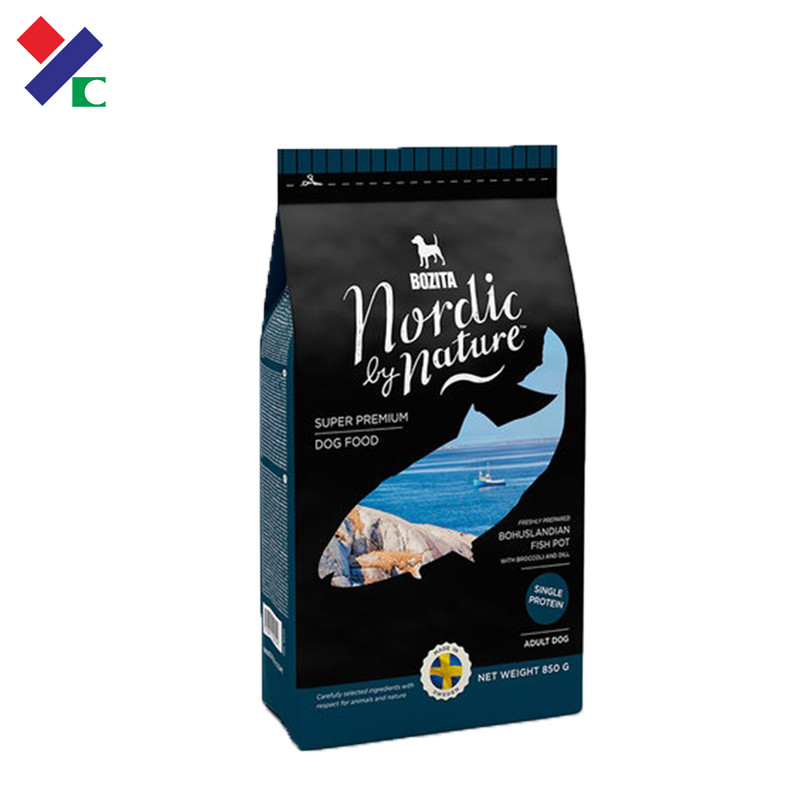 Printed Animal Feed Pet Dog Food Aluminum Foil Bags 1KG 2KG 5KG