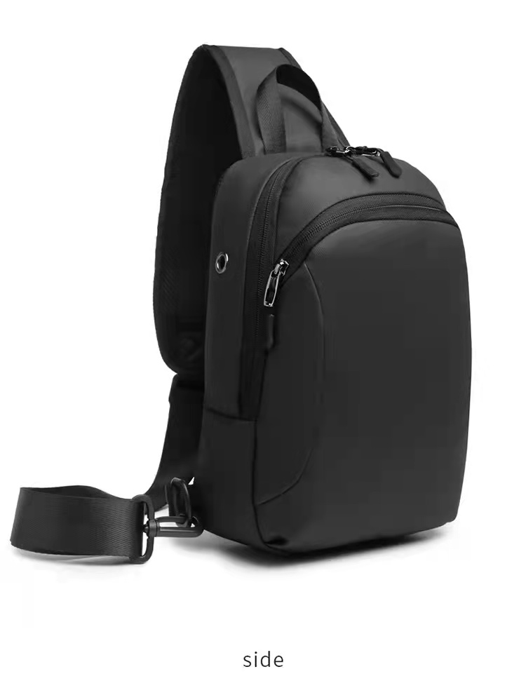 Fashion OEM Nylon Men Shoulder Chest Sling Bags 18*12*28cm