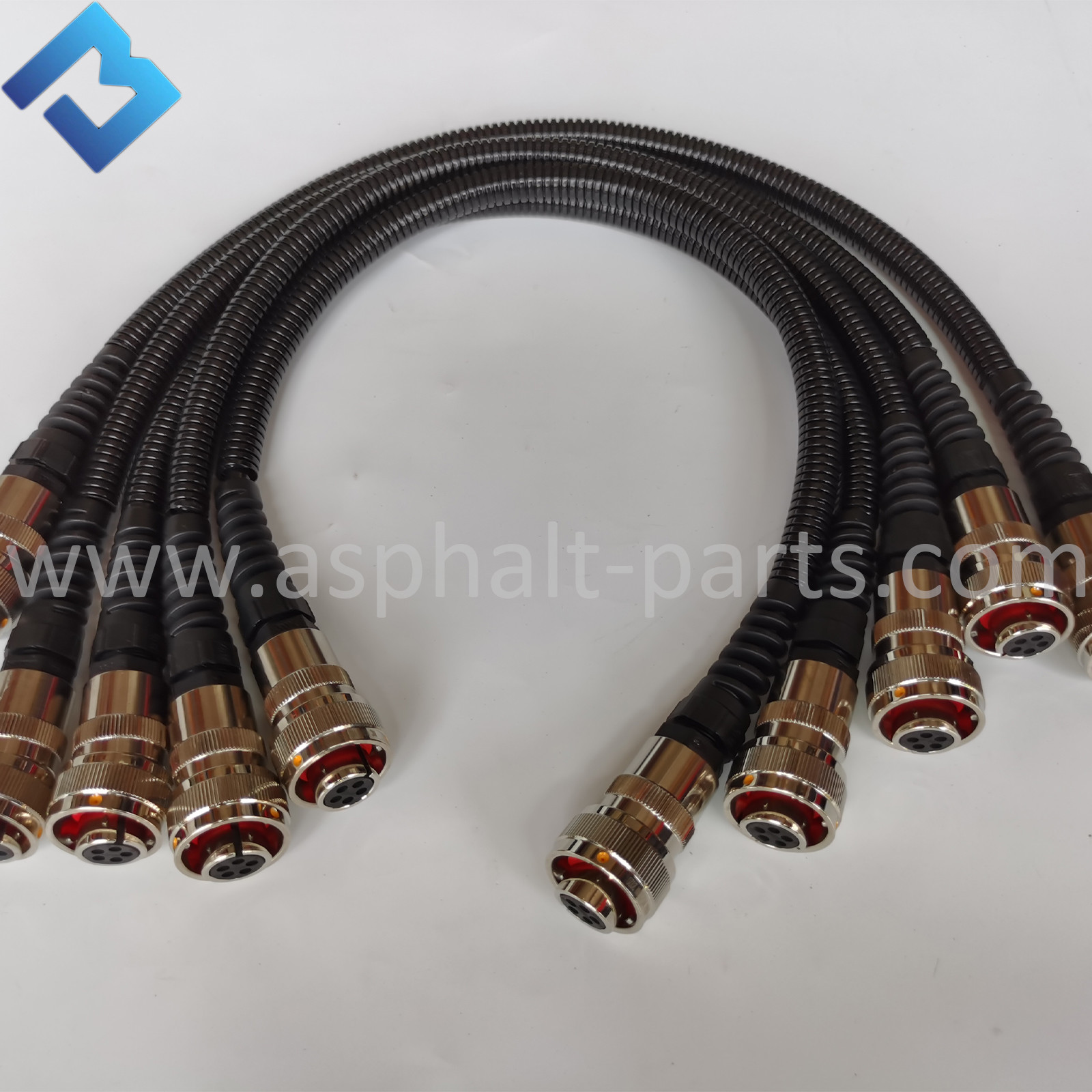 ABG6820 ABG 80879828 Paving Control System Control Panel Connector Spiral Electrical Cable 2.5M