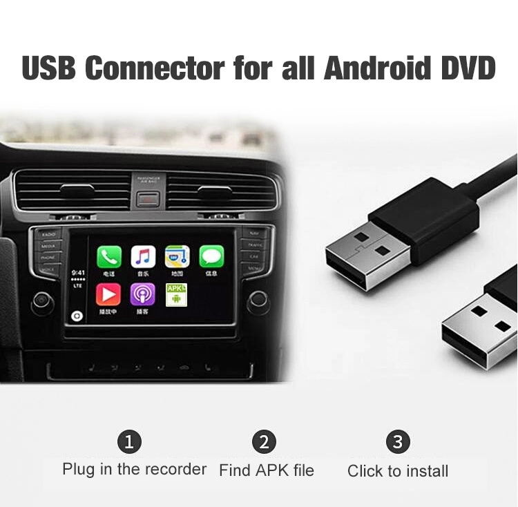 1080P Mini USB ADAS FHD Rear View Mirror Recorder Car DVR Security System