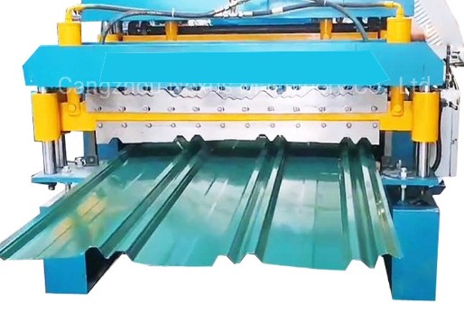 Dust Proof Control 0.5mm Trapezoidal Sheet Roll Forming Machine Bi Rib Low Noise