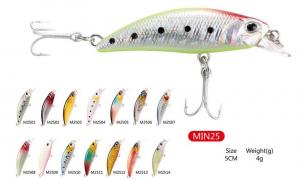 China Hard Plasctic Lures Wobblers Size 5cm, Weight 4g on sale