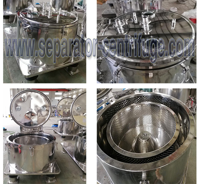 PPTD Ex Proof Basket Centrifuge Machine For Ethanol Cannabis Oil Extraction