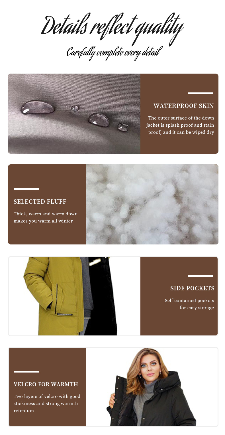 FODARLLOY 2022 autumn and winter hot style lady cotton-padded jacket women's cotton long thick puffer jacket