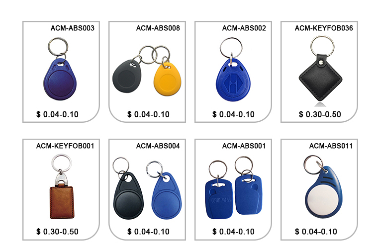 ABS Material RFID NFC Keyfob TK4100 for Access Control System
