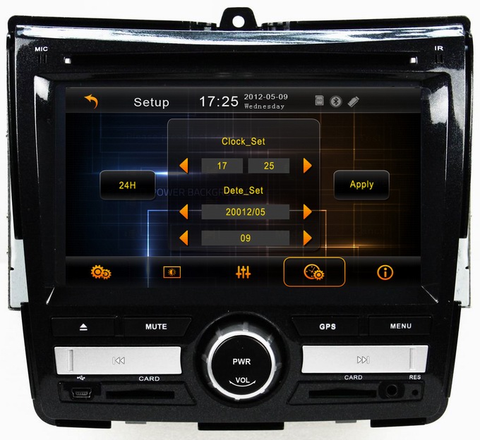Car stereos for Honda City 2008-2011 with car radio TV OCB-6225